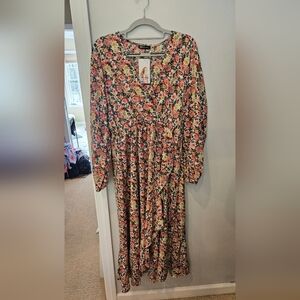 Floral Long Sleeve Dress